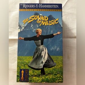 The Sound of Music Golden Anniversary Edition VHS 2 tape Set (1993)